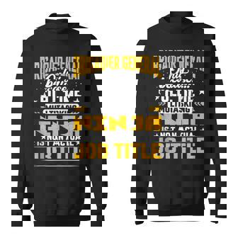 Brigadier General Job Title Tank Top Sweatshirt Unisex | Mazezy