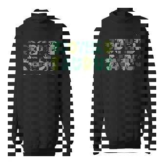 Brother Saurus Bro Dinosaur Birthday Boy 1St Family Matching Sweatshirt | Seseable FR