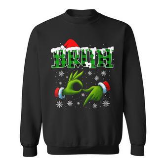 Bruh 67 Six Seven 6 7 Meme Christmas Sweatshirt - Thegiftio UK
