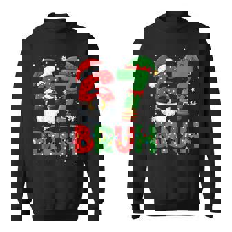 Bruh 67 Six Seven 6 7 Meme Christmas Boys Santa Elf Sweatshirt Unisex | Mazezy