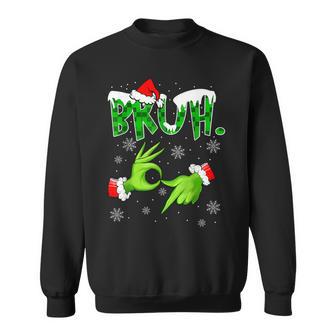 Bruh 67 Six Seven 6 7 Meme Christmas Gen Alpha Slang Sweatshirt - Thegiftio UK