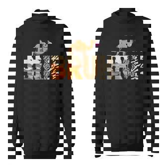 Bruh Camel Bubble Gum Fun Letter Art Sweatshirt Unisex | Mazezy