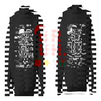 Bruh Pajama Style Christmas Bruh Sweatshirt | Seseable CA