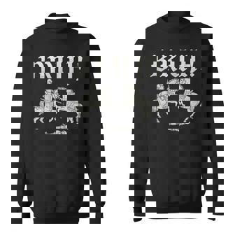 Bruh Joust Jousting Medieval Knight Renaissance Faire Sweatshirt Unisex | Mazezy