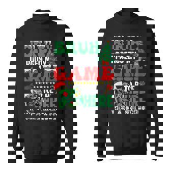 Bruh I Pause My Game To-Be Here Christmas Gamer Video Game Sweatshirt | Mazezy