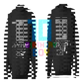 Building Bricks 10歳の誕生日 男の子 10年 マスタービルダー スウェットシャツ - Kawaiitshirt