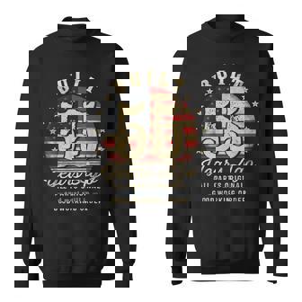 Built 55 Years Ago 55Th Birthday Usa Flag Sweatshirt | Seseable FR