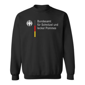 Bundesamt Fürchnitzel Und Lecker Pommes Sweatshirt - Geschenkecke