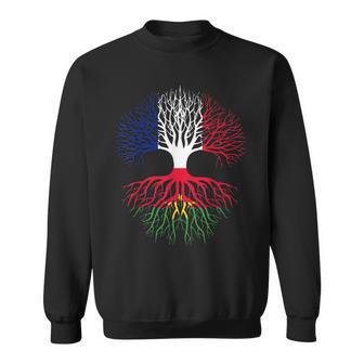 Burkina Faso Drapeau Avec La France Drapeau Français De Rac Sweater e - Cadeauxyz