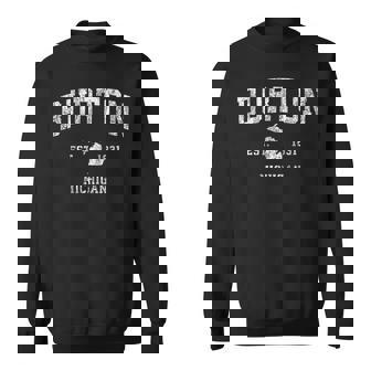 Burton ミシガン州ミシガン州ヴィンテージアスレチックスポーツデザイン スウェットシャツ - Kawaiitshirt