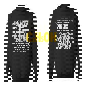 C2H5OH Fuel Chemistry Alcohol Molecule Science Humor Tank Top Sweatshirt Unisex | Mazezy