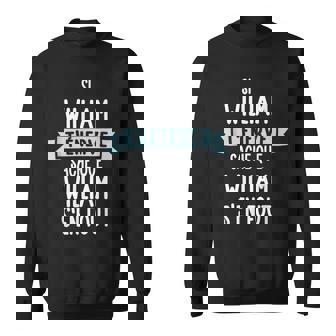 Cadeau Homme Humour Prénom Personnalisé William Sweater e - Cadeauxyz