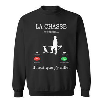 Cadeau Pour Les Chasseurs Et Les Amateurs De Chasse Noir es-Adultes Sweater e - Cadeauxyz