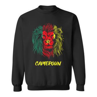 Cameroun Cameroon CAM Pride Roots Lion Flag Cameroon Sweatshirt Unisex | Mazezy