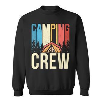 Camping Crew Campingplatz Camper Lagerfeuer Camp Sweatshirt - Seseable
