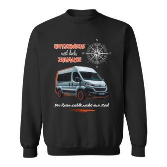 Campingplatz Kastenwagen Wohnmobilpruch-Kastenwagen Camper Sweatshirt - Seseable