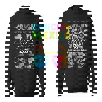 Cancun Mexico Vacation Beach 2026 Trip Group Squad Colorful Sweatshirt | Seseable FR