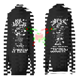 Candy Cane Crew We Stick Together Christmas Matching Couples Sweatshirt - Thegiftio