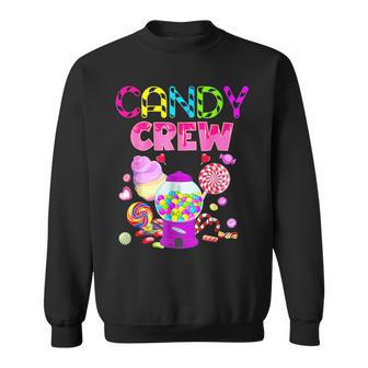 Candy Crew Decorations Sweetie Candy Squad Candy Halloween Sweatshirt - Thegiftio