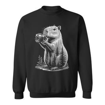 Capibara Fotógrafo Naturaleza Bosque Animalintage Camisa de entrenamiento - Regaloses