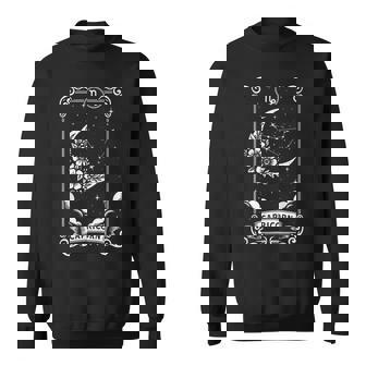 Capricorn Tarot Card Celestial Capricorn Mystic Moon Stars Sweatshirt Unisex | Mazezy