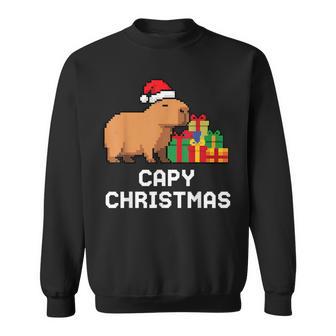 Capybara Christmas Capy Holidays Sweatshirt - Thegiftio UK