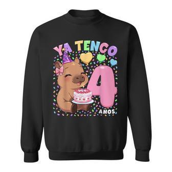 Capybara Niñas 4 Cumpleaños Carpincho Ya Tengo 4 Años Camisa de entrenamiento - Regaloses