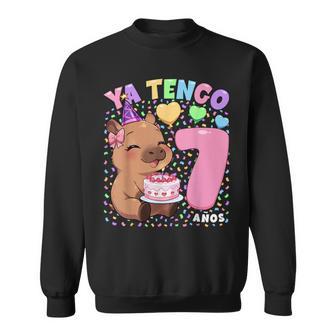 Capybara Niñas 7 Cumpleaños Carpincho Ya Tengo 7 Años Camisa de entrenamiento - Regaloses