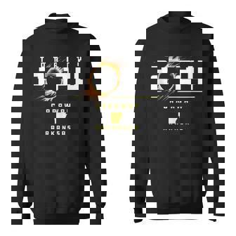 Caraway Arkansas 2024 Total Solar Eclipse Tank Top Sweatshirt Unisex | Mazezy