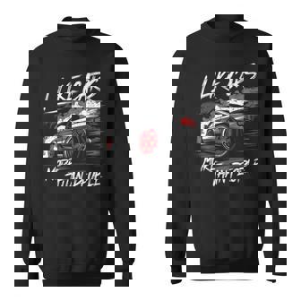 I Like Cars More Than People Car Enthusiast Cars Lover Sweatshirt | Mazezy