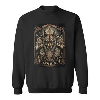 Carta Del Tarot Cerberus Cuello Camisa de entrenamiento - Regaloses