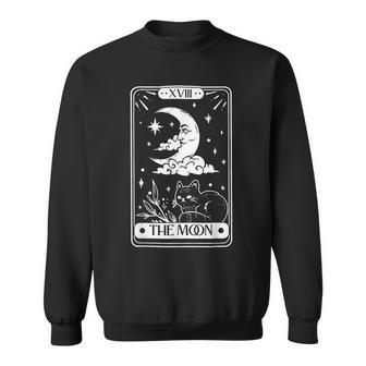 Carta Del Tarot Luna Creciente Y Gato Xviii Camisa de entrenamiento - Regaloses