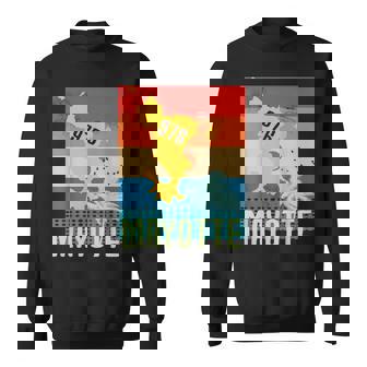 Carte De Mayotte 976 Idee Cadeauouvenir Pour Mahorais Sweater e - Cadeauxyz