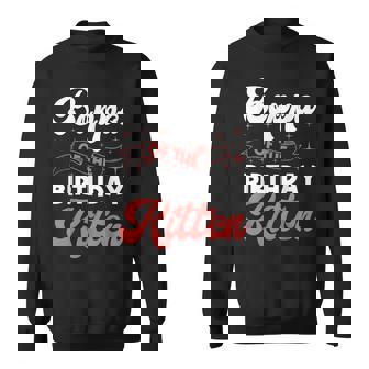 Cat Boppa Birthday Kitten Purr Party Paw Fur Matching Theme Sweatshirt Unisex | Mazezy