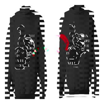 Cat Christmas Cute Kitty Cats Anime Kawaii Neko Merry X-Mas Sweatshirt - Thegiftio