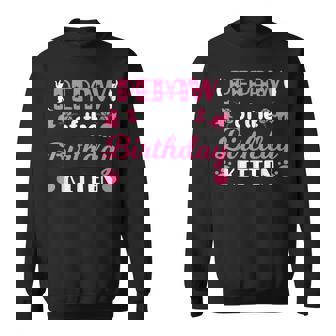 Cat Pepaw Birthday Kitten Party Purr-FECT Paw Matching Theme Sweatshirt Unisex | Mazezy