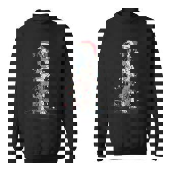 Catahoula Leopard Dog Christmas Graphics Lights Lover Sweatshirt Unisex | Mazezy