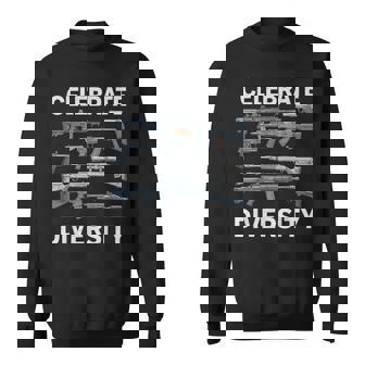 Celebrate Diversity Graphic Guns Second Amendment Tee Sweatshirt Unisex | Mazezy