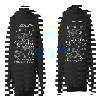 Celebrating 25 Years Anniversary Cruise 25Th Anniversary Sweatshirt - Thegiftio