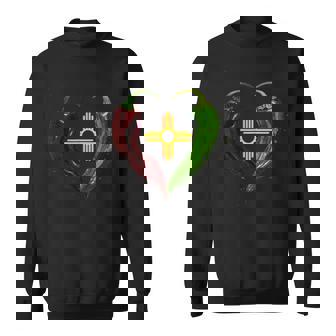 Celebrating New Mexico With Red And Green Chile Sweatshirt - Thegiftio