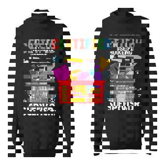 Certified Housekeeping Supervisor Heart Appreciation Sweatshirt - Monsterry