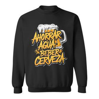 Cerveza Y Amigos Frase Divertida Ahorrar Aqua Beber Cerveza Camisa de entrenamiento - Regaloses