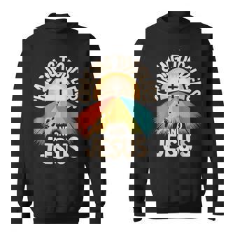 Chasing Toddlers And Jesus Sweatshirt Unisex | Mazezy