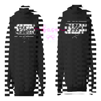 Cheer Base Coquette Cheerleading Base Cheerleader Base Sweatshirt Unisex | Mazezy