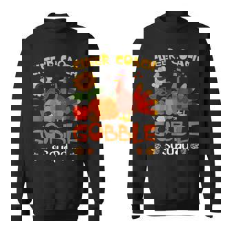 Cheer Coach Gobble Squad Turkey Thanksgiving Sweatshirt Unisex | Mazezy