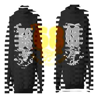 Cheetah 68th Birthday Party Jungle Safari Wild Cat Wildlife Sweatshirt Unisex | Mazezy