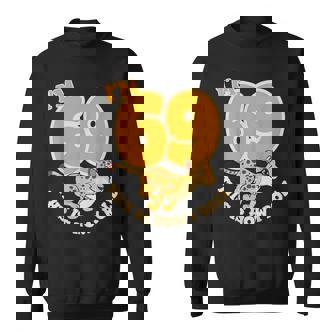 Cheetah 69th Birthday Party Jungle Safari Wild Cat Wildlife Sweatshirt Unisex | Mazezy