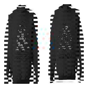 Chem-Mas Chemistry Tree Christmas Science Teacher Joke Sweatshirt Unisex | Mazezy