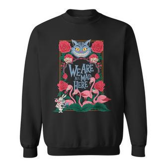 Cheshire Cat Alice In Wonderland Vintage Book Sweatshirt - Thegiftio UK