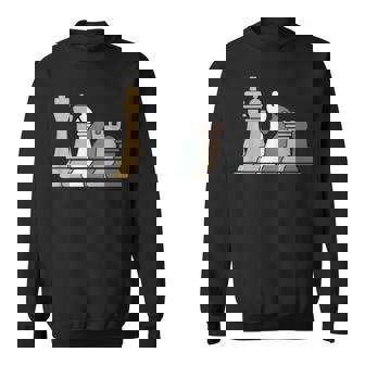 Chess King Queen Bishop Knight Rook Pawn Sweatshirt Unisex | Mazezy